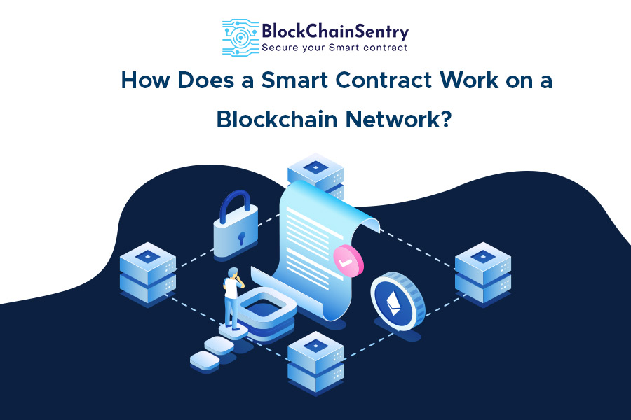 How-does-smart-contract-work-on-blockchain-network